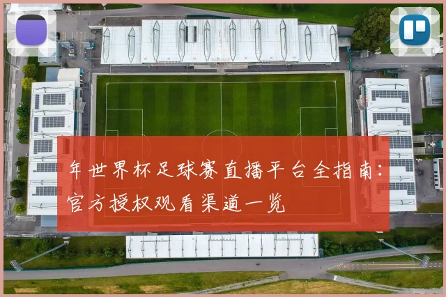 年世界杯足球赛直播平台全指南：官方授权观看渠道一览